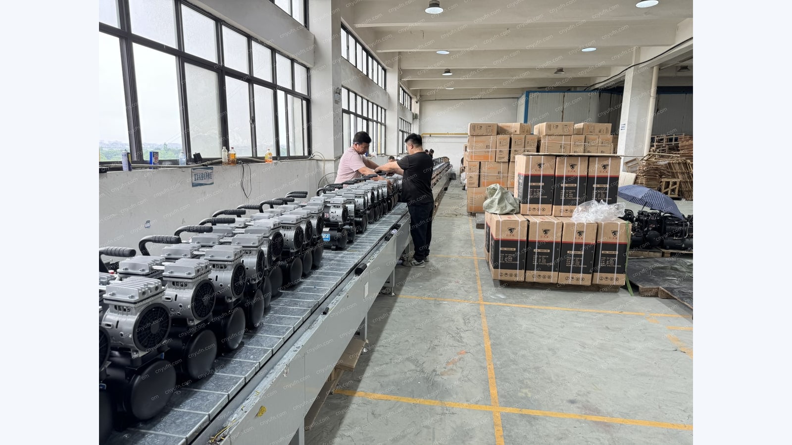 air compressor assembly line