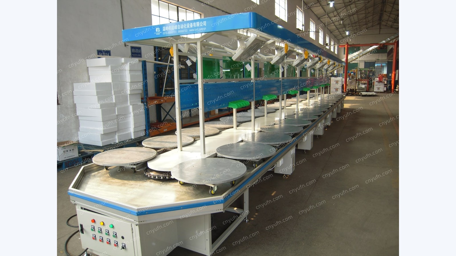 Woodworking Machine and Aluminum Cutting Machine Assembly Line Case